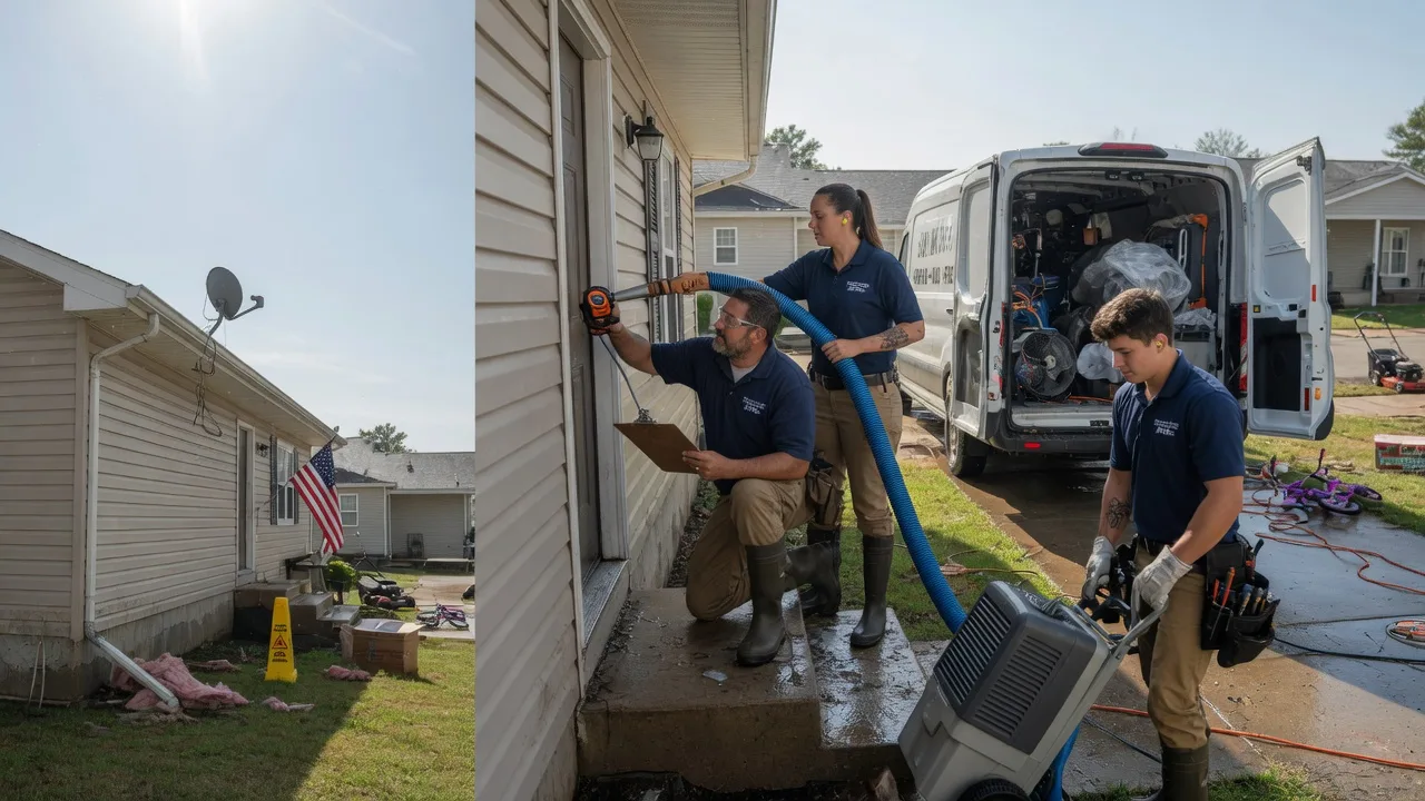 Ceiling Water Damage Restoration in Winona, OH near me